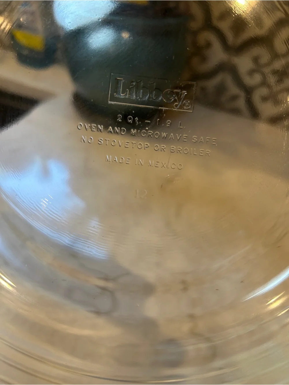 1990s Vintage Libbey Ribbed Glass Lidded Casserole Baking Dish- EUC